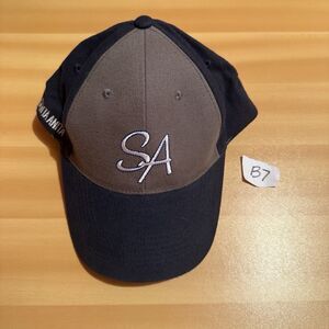 Santa Anita Race Track Mens Hat Dark Blue Adjustable 58cm Cotton Accessory